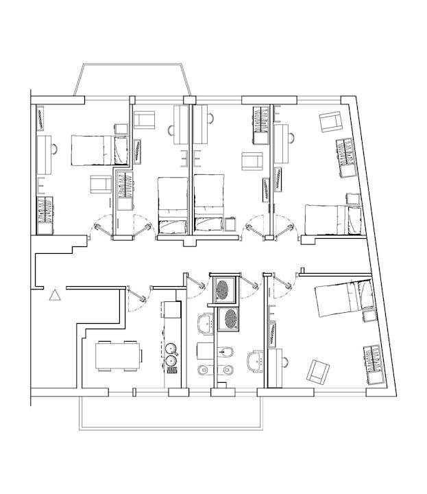 Udine Resort | 110 m² Private room ∙ 1 bedroom ∙ 5 guests
