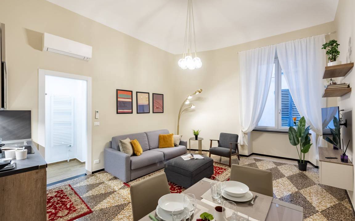 Genoa Historical Centre Apartment | 65 m² Apartment ∙ 1 bedroom ∙ 4 guests
