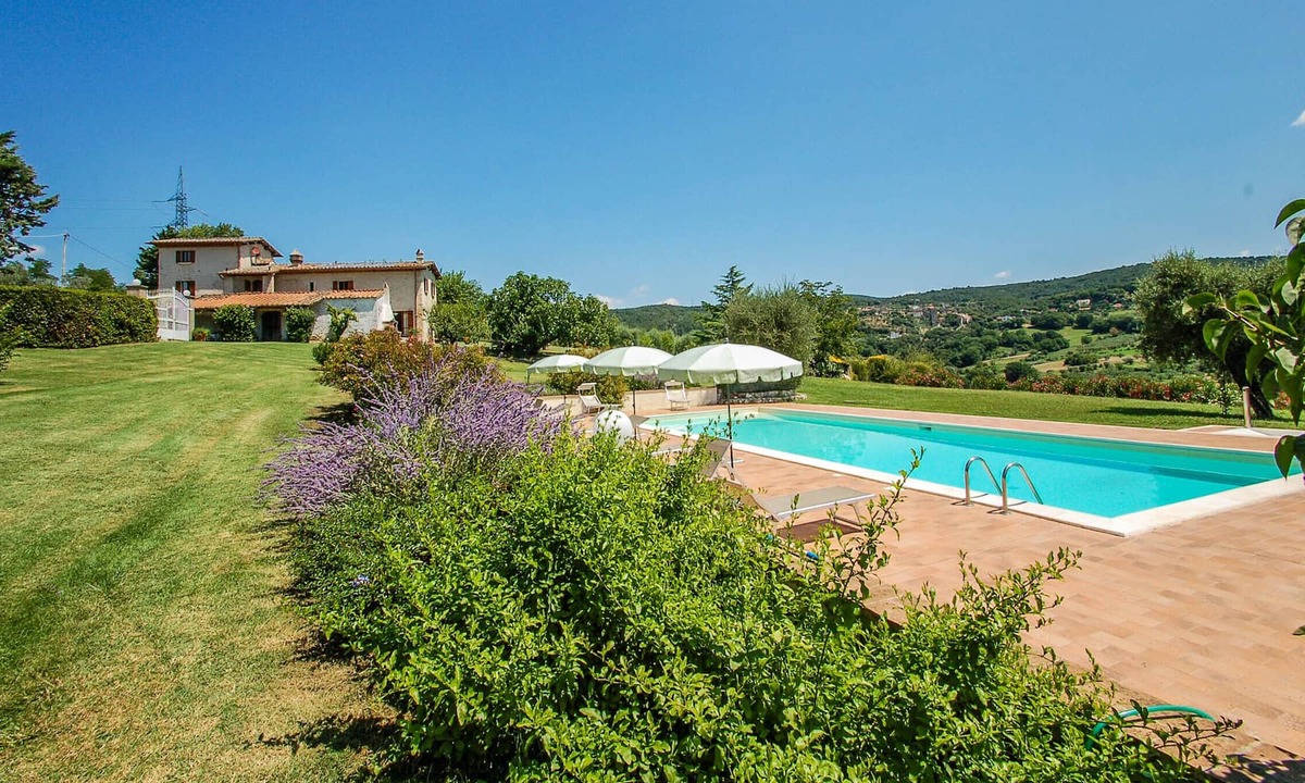 Narni Villa | Detached villa with private pool. Quiet area with panoramic view. 80km from Rome