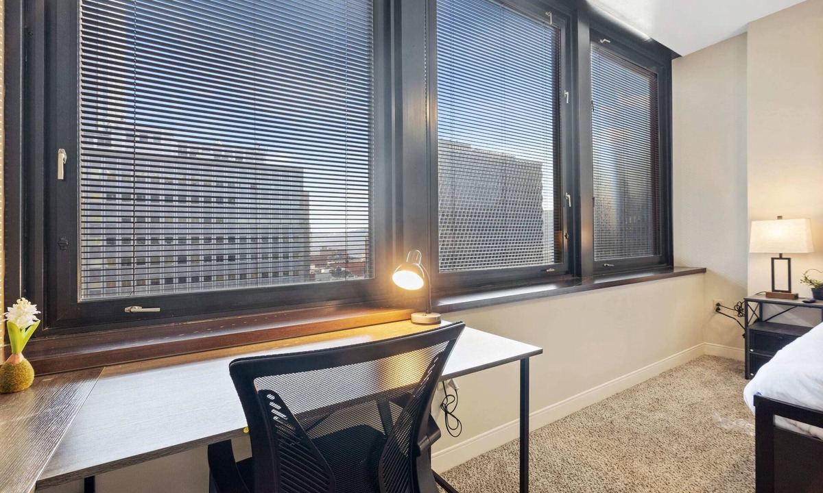 Downtown Pittsburgh Apartment | Elegant 1BD High Rise with City Views in DT Pitts