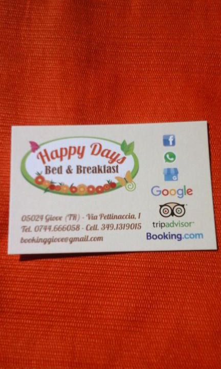 Giove Bed & Breakfast | Happy Days B&B