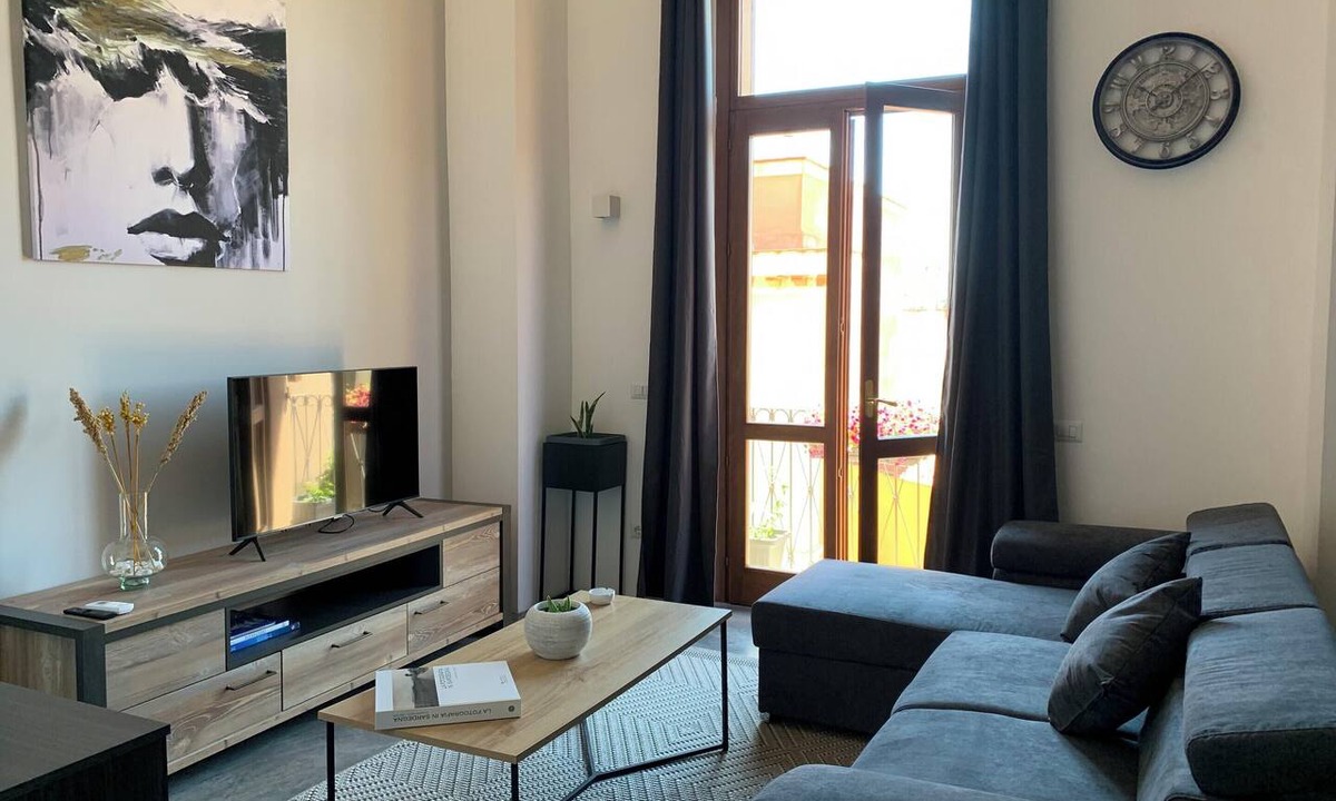 Marina District Apartment | Homerez - Elegant Studio in Cagliari 60 m² with Balcony