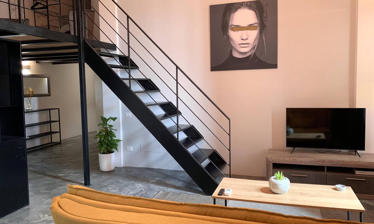 Marina District Apartment | Homerez - Studio 3 km away from the beach for 4 ppl. with sea view at Cagliari