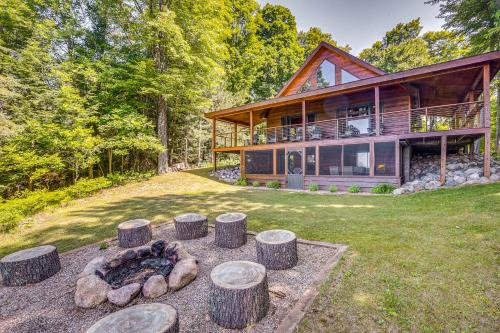 Townsend House | Lakefront Townsend Cabin w/Fire Pit, Private Dock