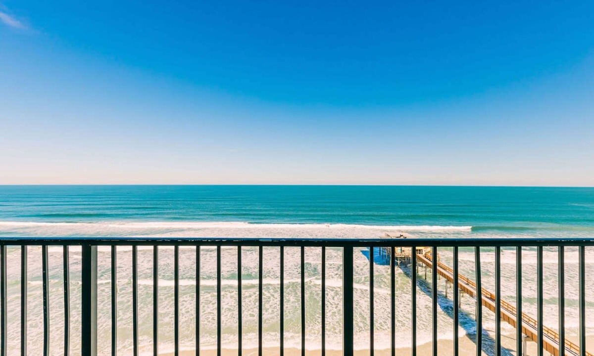 Daytona Beach Shores Apartment | Ocean Front Condo w Amazing Views Pool Hot Tub