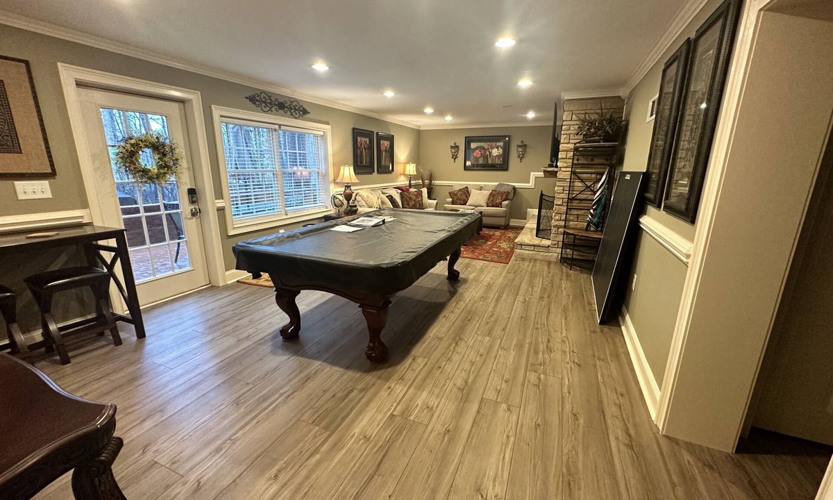 Statesville House | Pool table, Ping Pong, Patio, Game Room & Laundry