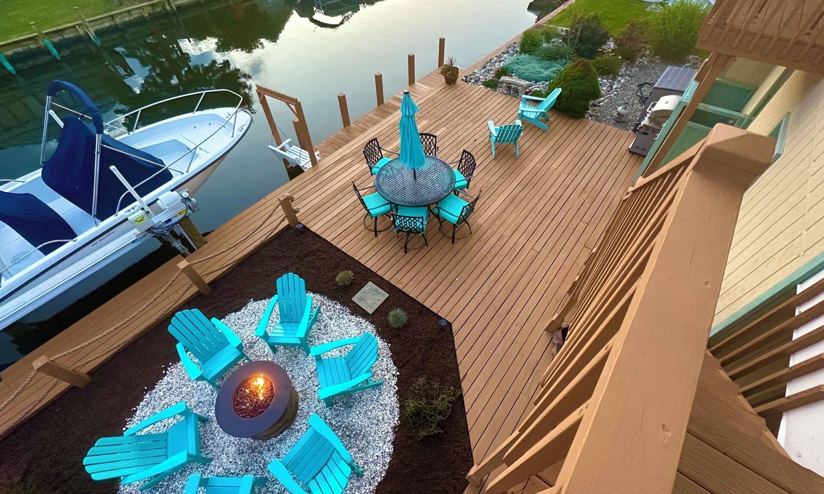 South Bethany House | Private Canalfront House, Dock, Deck, Fire Pit, Parking, 7th house to the Beach