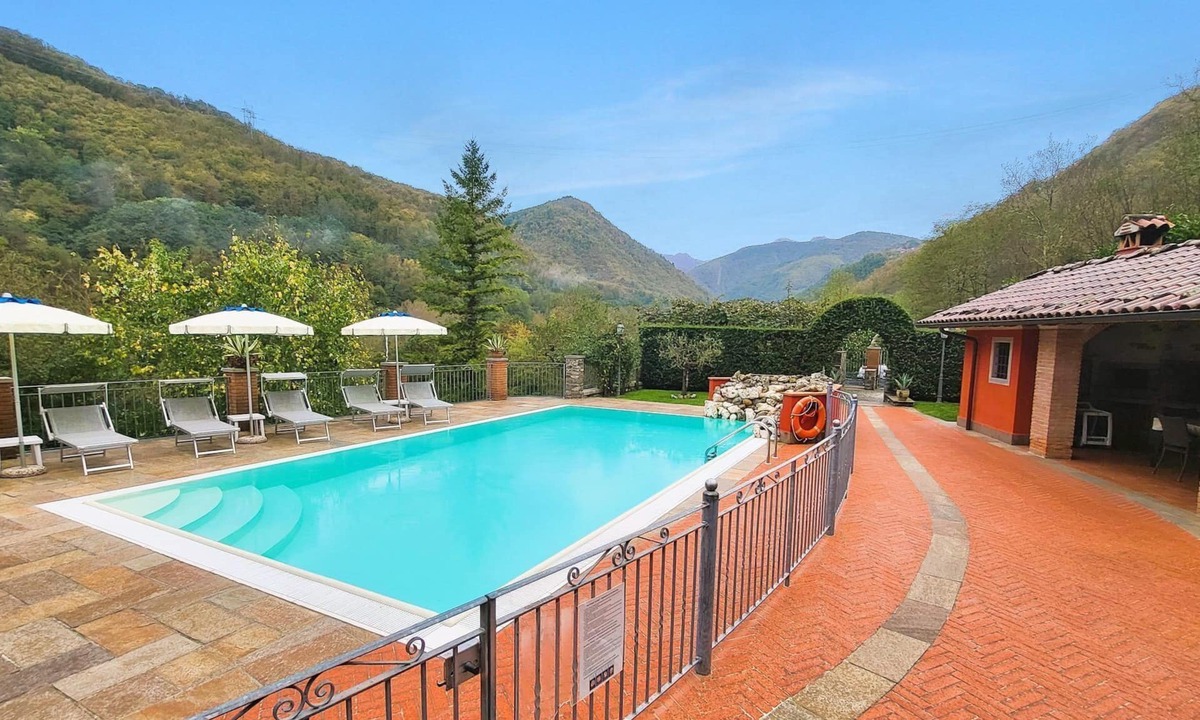 Camporgiano Villa | Private Villa with good size private pool, wonderful 2nd outdoor kitchen, WIFI