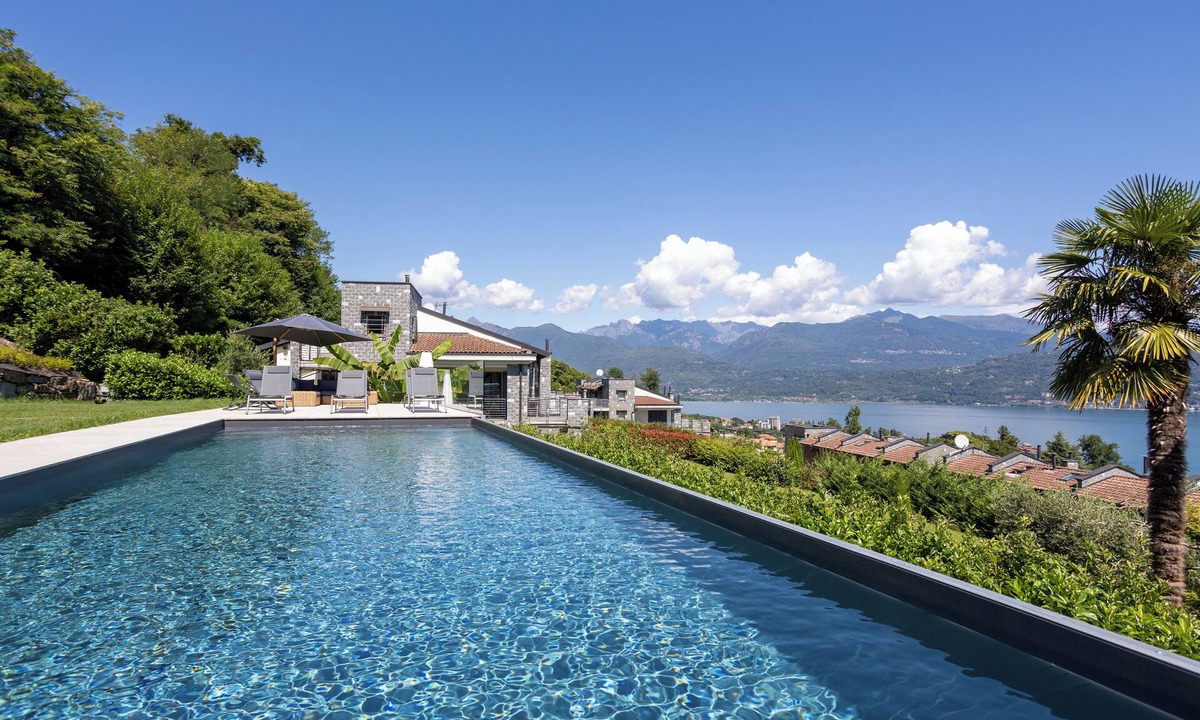 Baveno Apartment | Relaxing Oasis: Villa with Private Pool & View