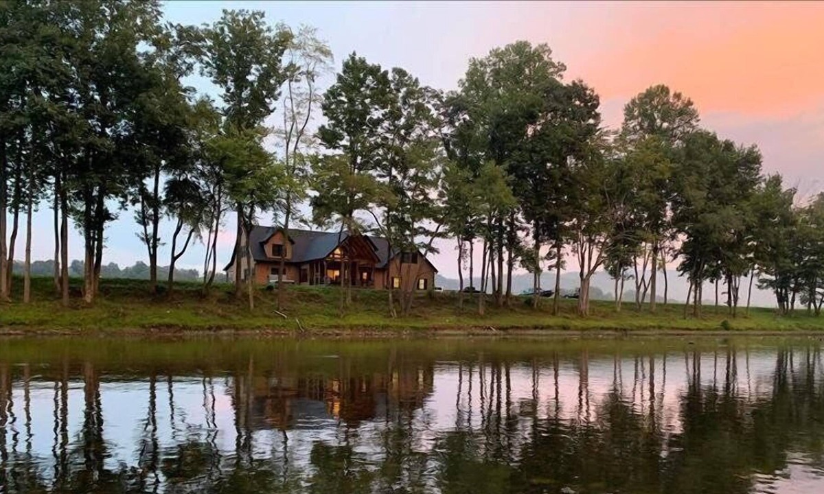 Black Fork House | Riverfront Lodge on 100 acres! Swimming hole, Kayaks, Hot tub!