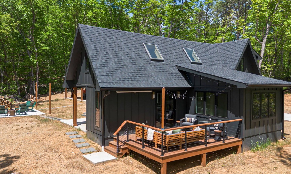 Cana House | Secluded Cabin with King Bed and Fire Pit on 48 Private Acres