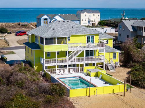 Southern Shores House | Semi Ocean Front Luxury Home Pool Spa Game Room