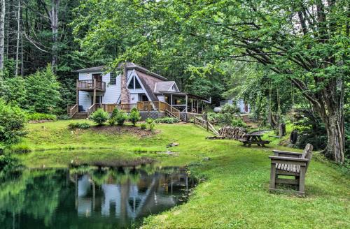 Todd House | Serene Todd Getaway w/Private Pond & Creek Views!
