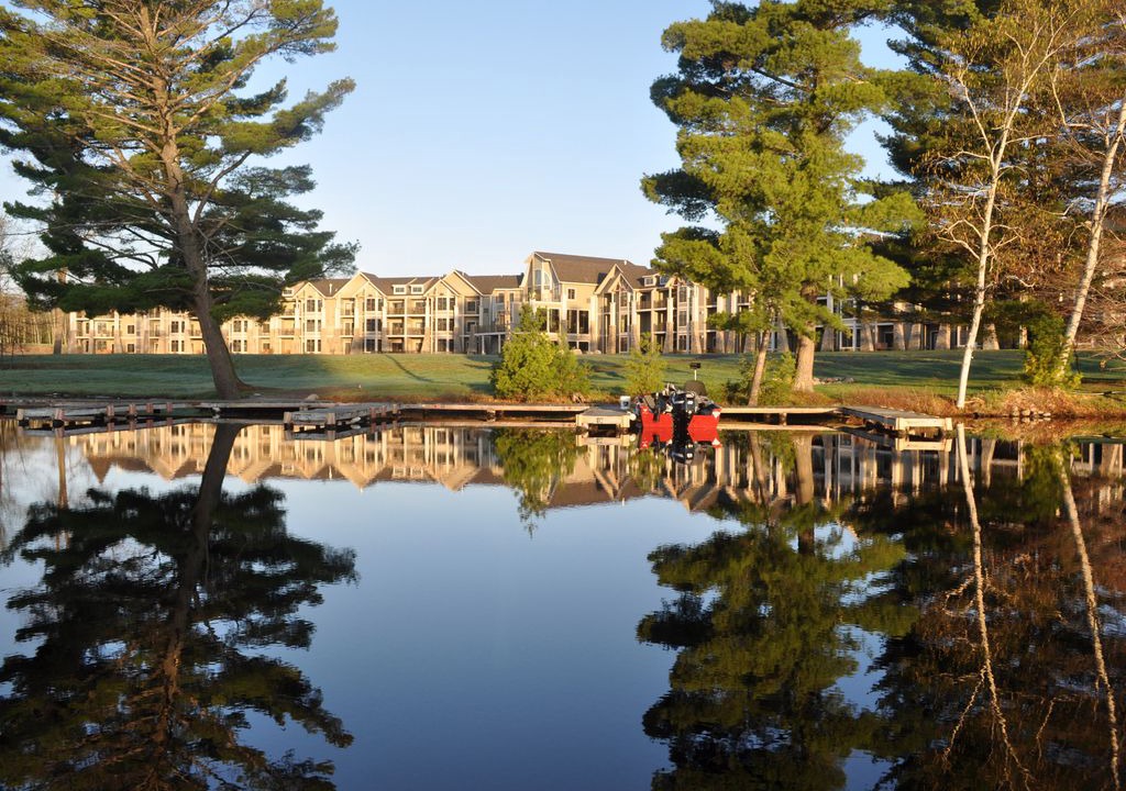 Three Lakes Apartment | Two Bedroom Loft Luxury Condo at Northernaire Resort