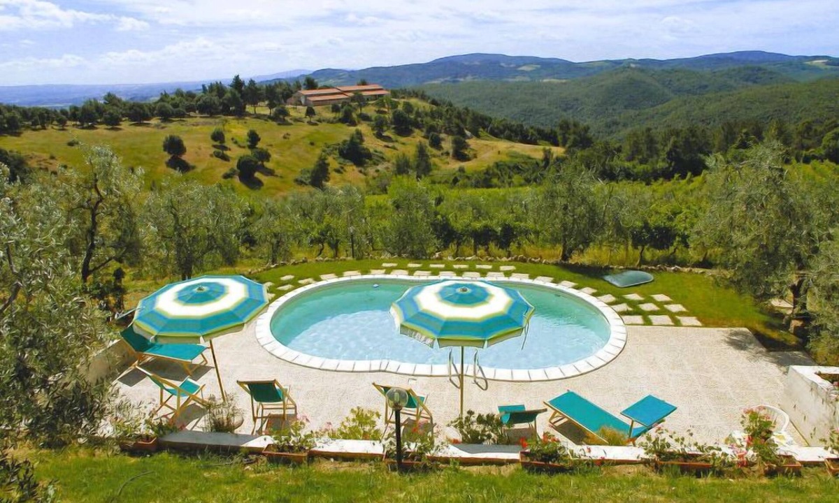 Gambassi Terme Apartment | Veranda by Interhome
