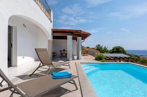 Porto Ottiolu Villa | Villa Asfodelo - Piscina vista mare