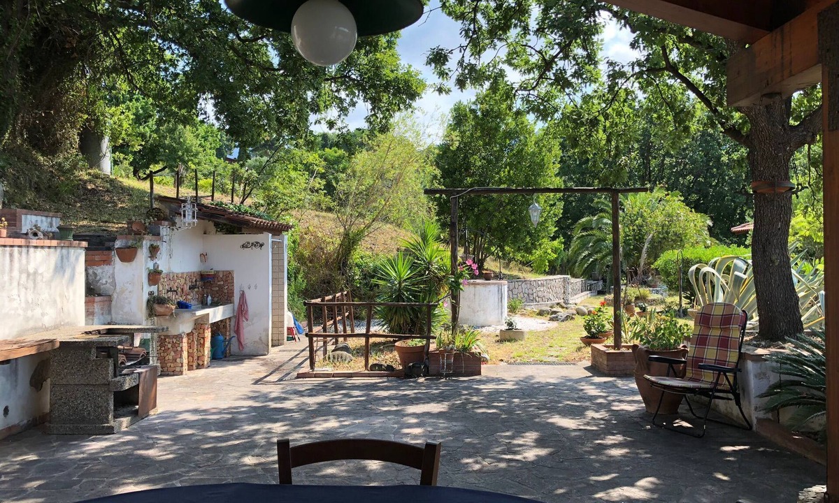 Palinuro Villa | Villa IMMERSED in GREEN in the hills 1 km from the SEA