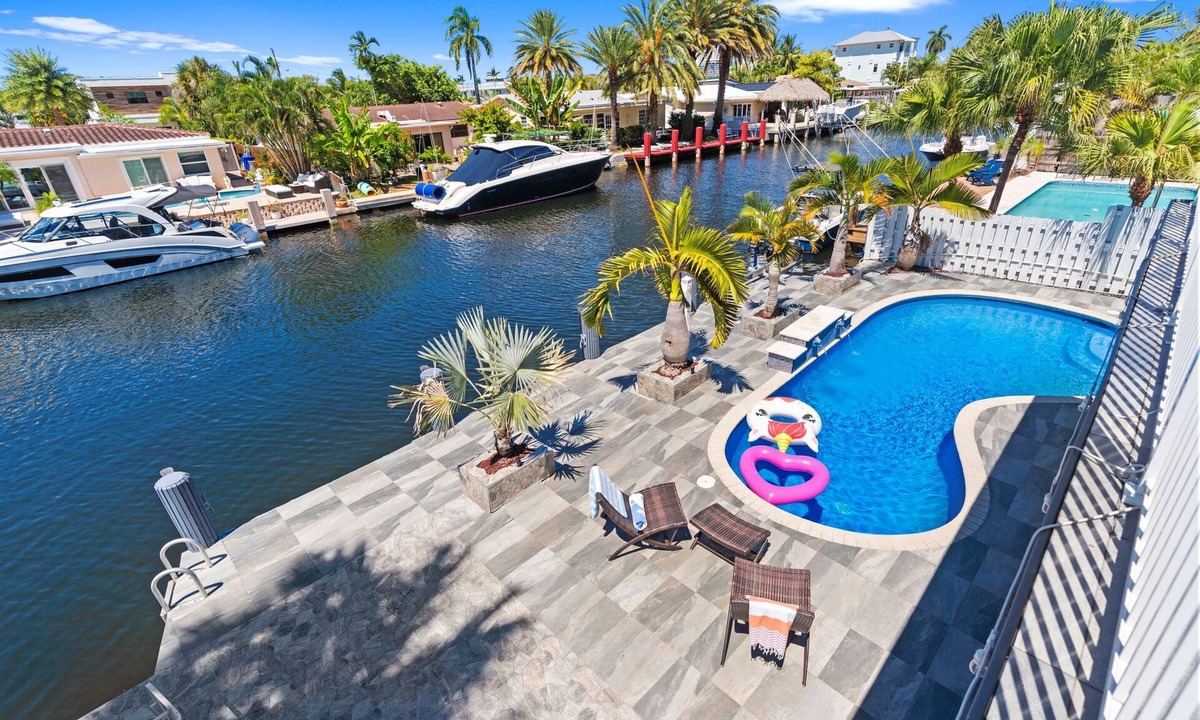 Pompano Isles House | Waterfront w/Heated Pool! Managed by BNR Vacation Rentals
