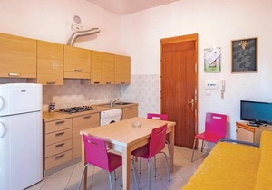 Apartments in vacation complex, about 600 m from the beach.
