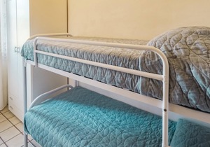 Apartments in vacation complex, about 600 m from the beach.