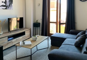 Homerez - Studio 3 km away from the beach for 4 ppl. with balcony at Cagliari