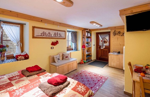 Sottoguda Resort | 30 m² Private room ∙ 1 bedroom ∙ 3 guests