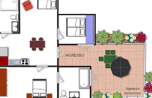 Ponza Apartment | 50 m² Apartment ∙ 2 bedrooms ∙ 6 guests