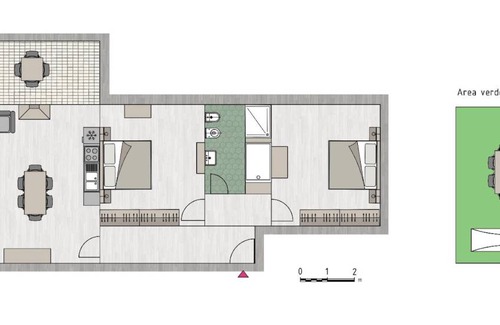 Mercatale Apartment | 70 m² Apartment ∙ 2 bedrooms ∙ 4 guests
