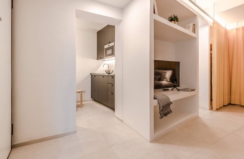 Historic Center Apartment | A small modern and intimate alcove in the historical center of Bologna.