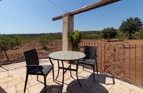 Alcanterini Apartment | Apartment 'Casa Rossa' with Private Terrace, Private Garden and Air Conditioning