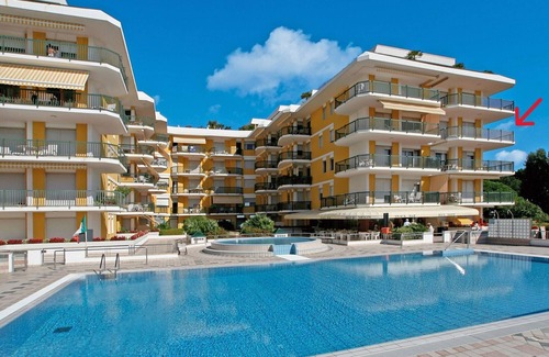 Jesolo Apartment | Apartment 'Residence Il Panfilo Sul Mare' with Sea View, Shared Pool and Private Terrace