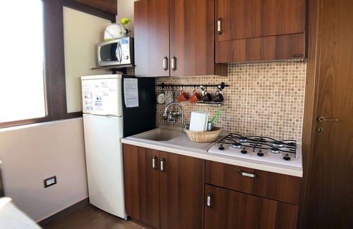 Scafati Apartment | Apartment with 2 rooms, kitchen, terrace and views of Mount Vesuvius near Pompeii