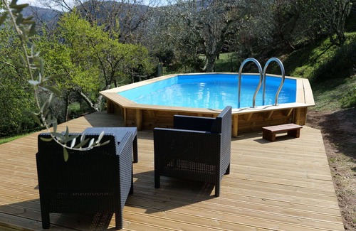 Monticiano Villa | Beautiful private villa for 6 people with WIFI, private pool, TV, patio and pets allowed