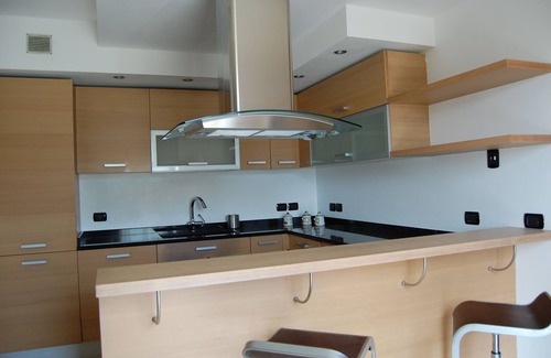 Nord-Ovest Apartment | Casa Are Junior. Two-room apartment with a large marble bathroom and a comfortable sofa bed.