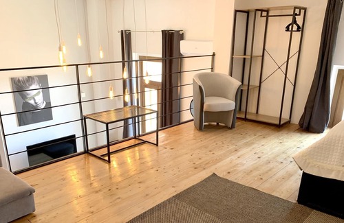 Marina District Apartment | Homerez - Studio 3 km away from the beach for 4 ppl. with balcony at Cagliari