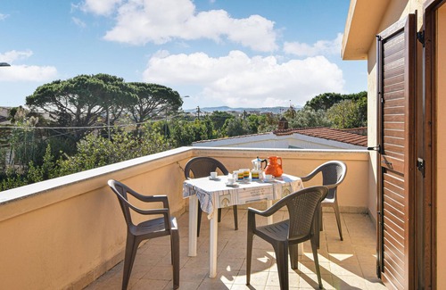 San Giovanni Apartment | Practical and rustic apartment with large terrace and sea view in San Giovanni di Posada.
