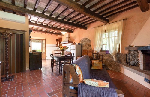 Cinigiano House | Stunning private villa with A/C, WIFI, private pool, TV, patio, pets allowed and panoramic view