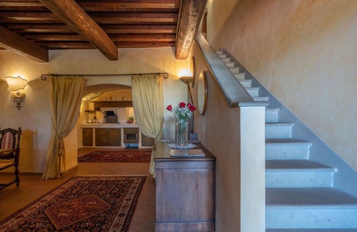 Dicomano Villa | Stunning private villa with private pool, hot tub, A/C, WIFI, TV, patio and panoramic view