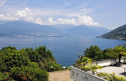 Pino Lago Maggiore Apartment | Tastefully furnished 2½-room apartment in a beautiful villa with pool