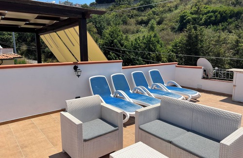 Zambrone House | Villa With Private Heatable Pool And Sea Views, Set In Small Gated Development