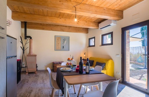 Castel San Gimignano House | Wonderful private villa for 4 guests with WIFI, A/C, TV, patio and panoramic view