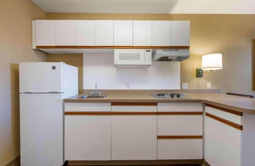 Eagan Apartment | 1 Queen Bed | ADA/RI Shower, Non-Smoking, Kitchen