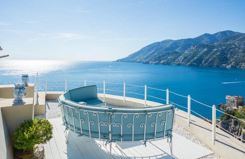 Maiori Villa | 4 bedrooms villa with sea view private pool and jacuzzi at Maiori