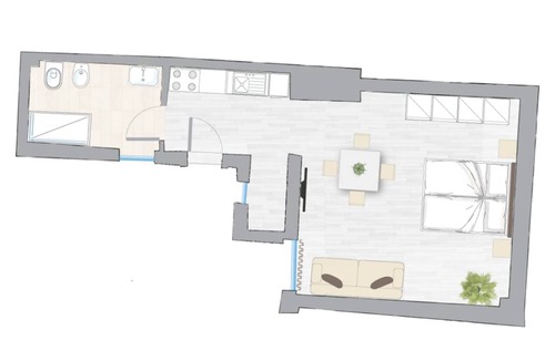 Historic Center Apartment | 45 m² Apartment ∙ 3 guests