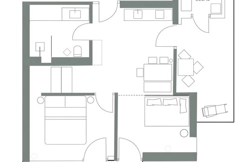 Barbiano Apartment | 48 m² Apartment ∙ 1 bedroom ∙ 2 guests
