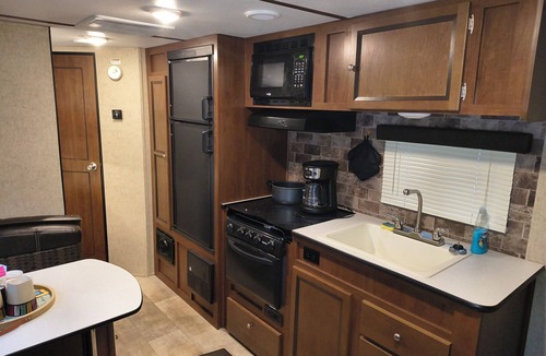 Grayling House | A well-maintained, cozy camper in a secluded location near state land