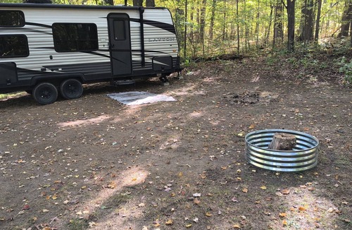 Grayling House | A well-maintained, cozy camper in a secluded location near state land