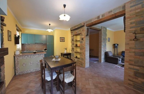 Sarnano House | Affordable villa with private semi-sunken pool and garden near Sarnano