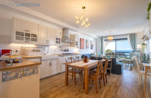 Alghero Apartment | Alghero on the sea. Penthouse with incredible view and covered verandas for 9 people