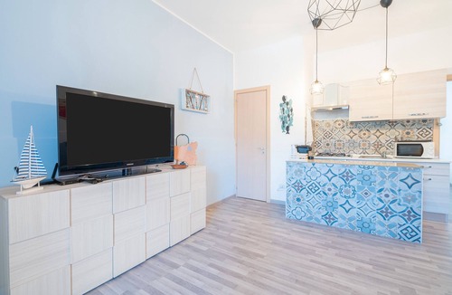 Reitani Apartment | Apartment 'Blu Island' with Sea View, Wi-Fi and Air Conditioning